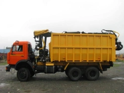 Metal truck with GM 6377W7 on chassis Kamaz 65111-A5, Kamaz 65111-50.