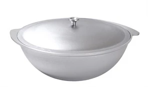 Kukmara 12L Aluminum Plov Pot with Aluminum Lid