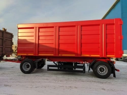 Biaxial trailer (without steering) 94562 using axles manufactured by LLC "BPV-OT": wheel axles with brakes