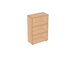 Filing cabinet open, medium, wide 800*405*1230 mm ApSS-8