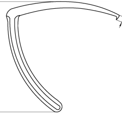 Canal shaping foot, item OM.008.02.00