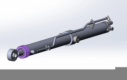 Hydraulic cylinder of blade lifting 100.63x1250 URST.306416.030