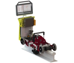 Ultrasonic defectoscope on phased arrays for inspection of welded joints of rails "Kalmar 32+"