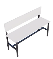 Bench with backrest S.MK.B.2