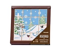 Puzzles "Seasons" "Winter/Spring" (16 pieces) Art.122