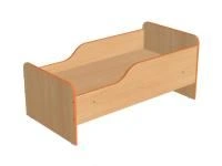 Children's wooden bunk bed