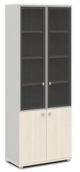 Semi-open cupboard with glass AGAT 01.04.02.04