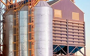 Ventilated Bunker BV with Conical Bottom for Grain Storage