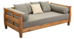 Sofas, sofas, couches with wooden frame, transformable "Aquarelle".
