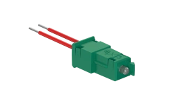 CADUCEUS ALING Experience LED indicator with wires, 230V~, green, art. 72182.12