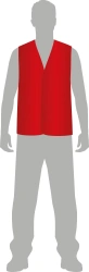 Vests with "Symbol" marking