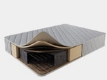 Mattress with Bonnell dependent springs on the basis of polyurethane foam and coconut coir