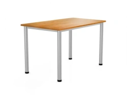 Table on metal frame