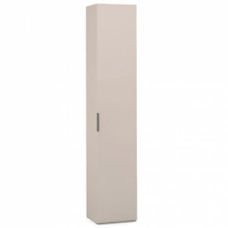 "SOHO" FCC-02.DS, Wardrobe with mirror, 5 shelves gl.400 (beige) from the set of modular furniture "SOHO".