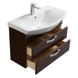 Cabinet under sink Aquaton Aria 80 M suspended dark brown 1A140801AA4301.A140.8.01A.A43.0