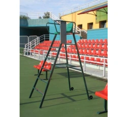 Judges' tower with folding table