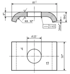 Clamping bracket CP 369 TU-3