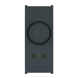 CADUCEUS ALING MODE Rotary push dimmer switch for low-voltage light sources with indication (when dimmer is on).
