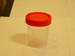 Polymer container for bioassays, disposable, non-sterile-KOP 120ml/K