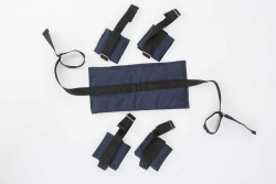 Limb securing strap kit for arms/legs/torso/chest
