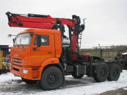 Truck-tractor with CMU 6377V9 on chassis Kamaz 53504-A5