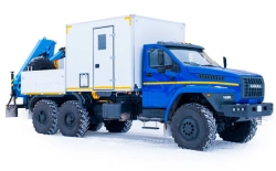 Mobile workshop, auto laboratory, type 6YN31, modification 6Y311E with CMU produced by "INMAN" JSC (IM 20,IM 25,IM 50,IM 55,IM