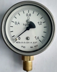 Indicating pressure gauge MP4-U-1-VU-UHL1