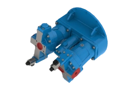 Pumping units with adjustable pumps