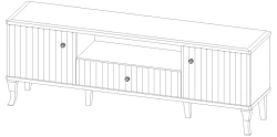 Set of furniture for common room "Buongiorno" TV cabinet art.T507 S01