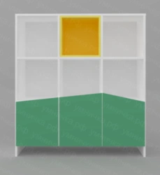 Shelving unit for children "Spring Sunset" FS-9VZ001