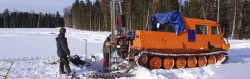 Tracked snowmobiler TTM-3903UB