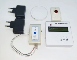 Digital sound alarm device with light indication "Vibroline"
