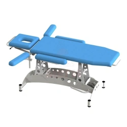 SMg222-MSK (MSK-222) Massage table with height regulation by hydraulic drive, main section, with pneumatic headrest regulation