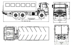 Special vehicles, type 1714 mod: 1714-0000010-KF1 on the basis of chassis and vehicles KAMAZ mod. 43118-50, 43118-37, 5350-37, 4