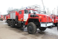 Fire tank truck ??-6,0-40 (4320) type 6YN31 modification 6Y111W on the basis of chassis URAL-4320-1151 (-61,-63,-71,-73,-75,-77)