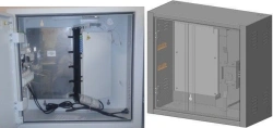 Reinforced wall-mounted distribution cabinet SHRNu-12U-315-11