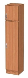 One-door wardrobe with mezzanine