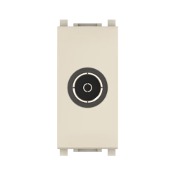CADUCEUS ALING Experience Flush-mounted FM antenna socket single F/F, 1M, beige, art. no. 74262.9