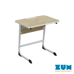 Pupil's table "Nova" adjustable, single-seat, 3-5 g.r. (with table top angle adjustment), ZUM - SU.1.35.NU