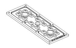 Lens for LED luminaires AMT-ST-173x70-5050(12)-VSM