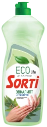 SORTI Eucalyptus + Glycerin dishwashing detergent