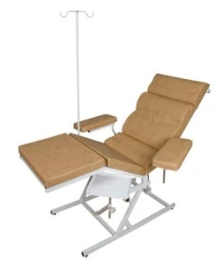Donor armchair with controlled inclination and tripod KDn-"Diakoms" for donor positioning during blood collection (angle of back