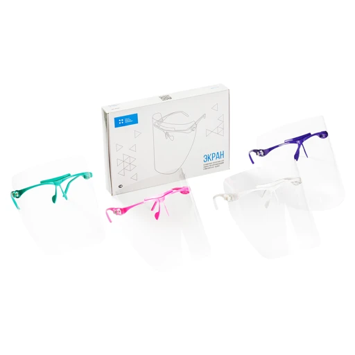 Transparent Polymer Face Shield for Dental Protection - E3-CELIT