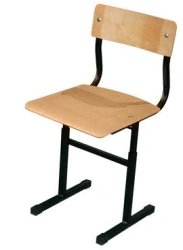 Pupil's chair (item no. 1, 2, 3, 4, 5, 6, 7) non-adjustable