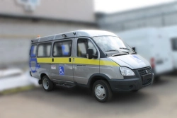 Means of transport with petrol engine, type 38405A , Cat. M2, M2G, mod. 384051 on the basis of GAZ chassis, mod. 221717, 221772,