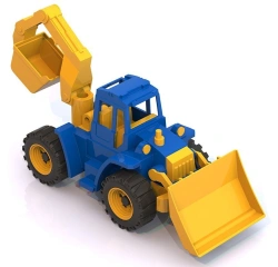 Tractor "Angara" with grader and bucket