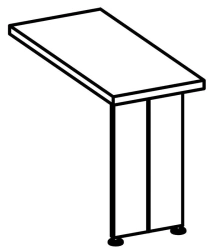 Side table 9504 Series "Brooklyn"