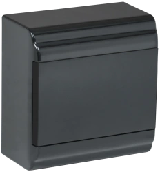 MKP13-N-01-06-41-K02 Enclosure modular pl. nave. ShchRN-P-6 PRIME black IP41 IEK