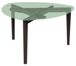 Coffee table Rille 443