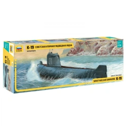 Assembled model Soviet nuclear submarine K-19